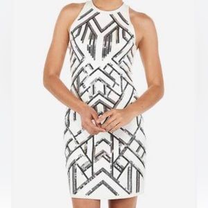 Express sequins dress size S